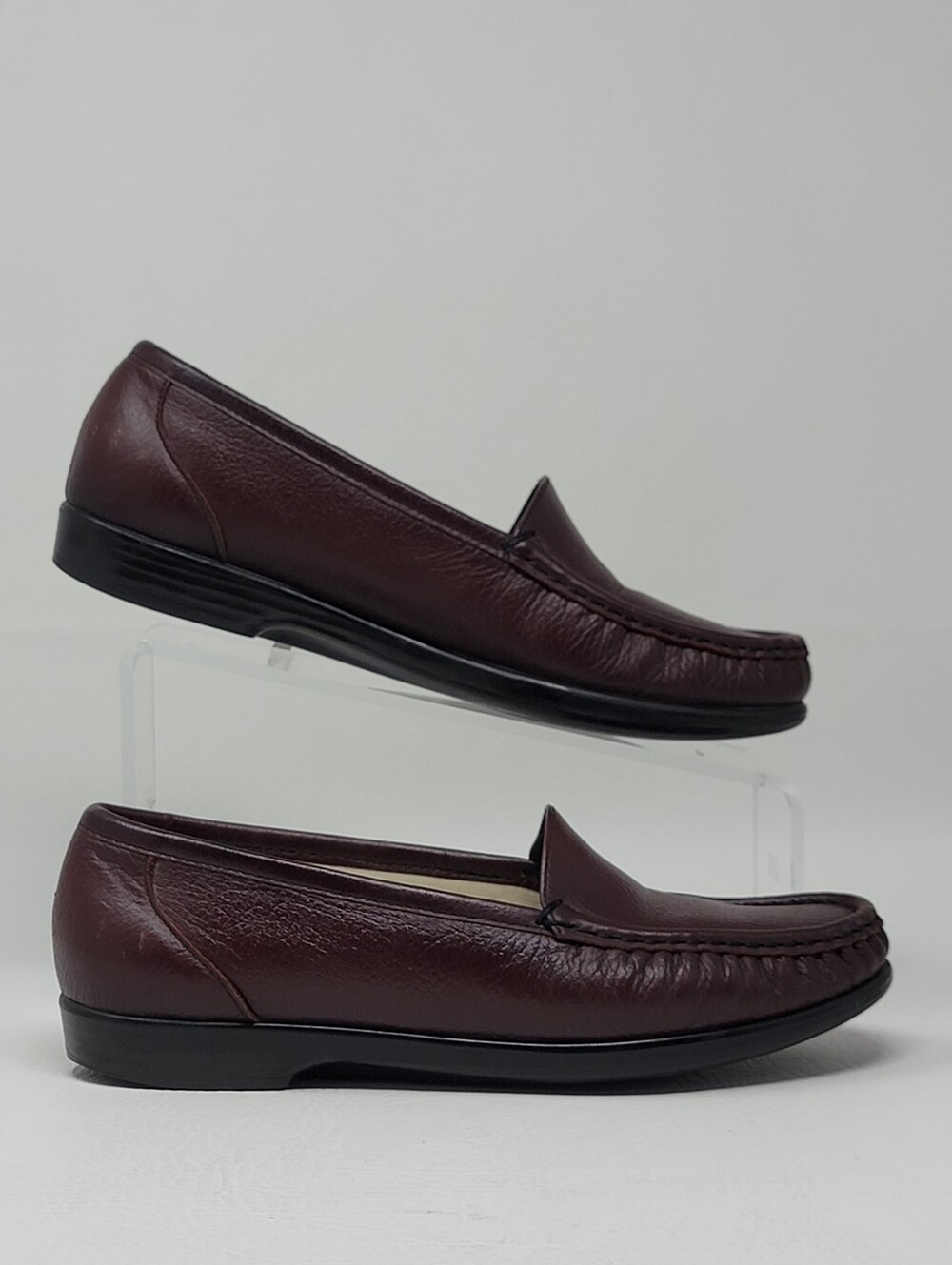 SAS Leather Loafers Comfort Shoes Women US Size 8 M Made In USA Pre-owned - Picture 2 of 11